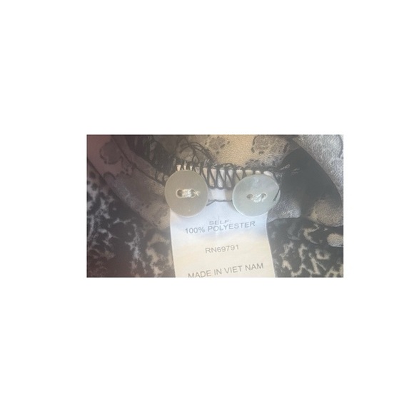 Anthropologie Figuerca & Flower Mixed Print Boho Tunic Top - Picture 5 of 5